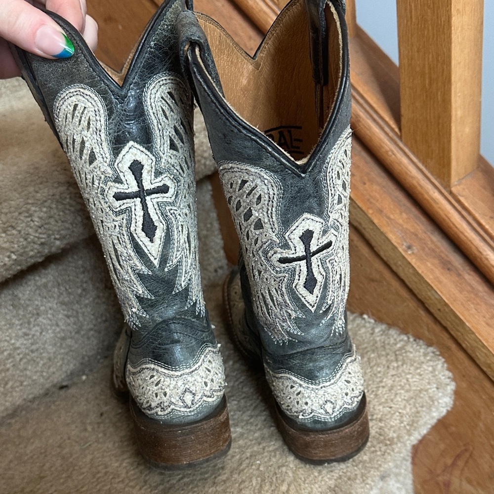 Kids Western Cowgirl boots - Picture 2 of 4